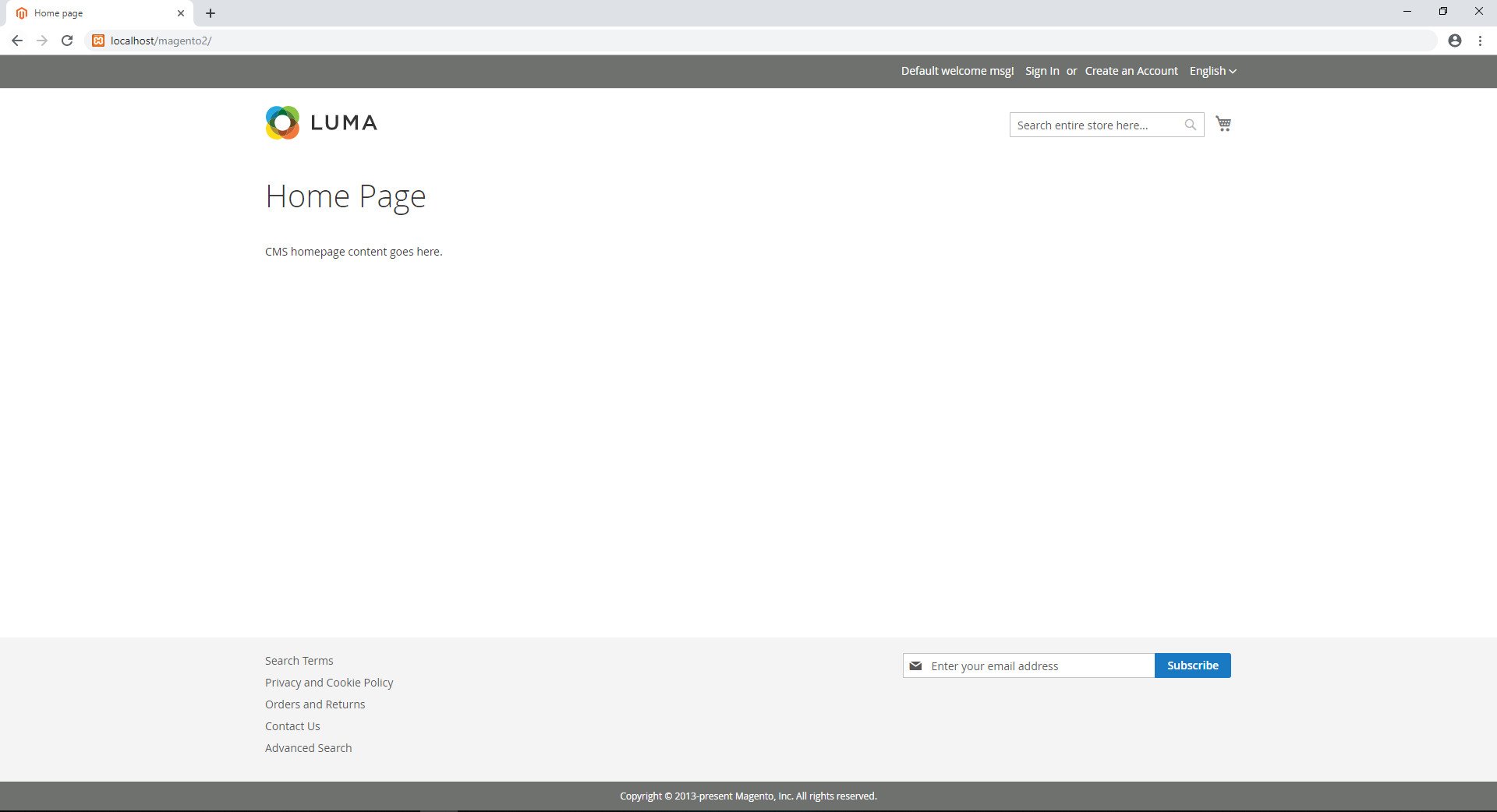 Magento 2 Windows
