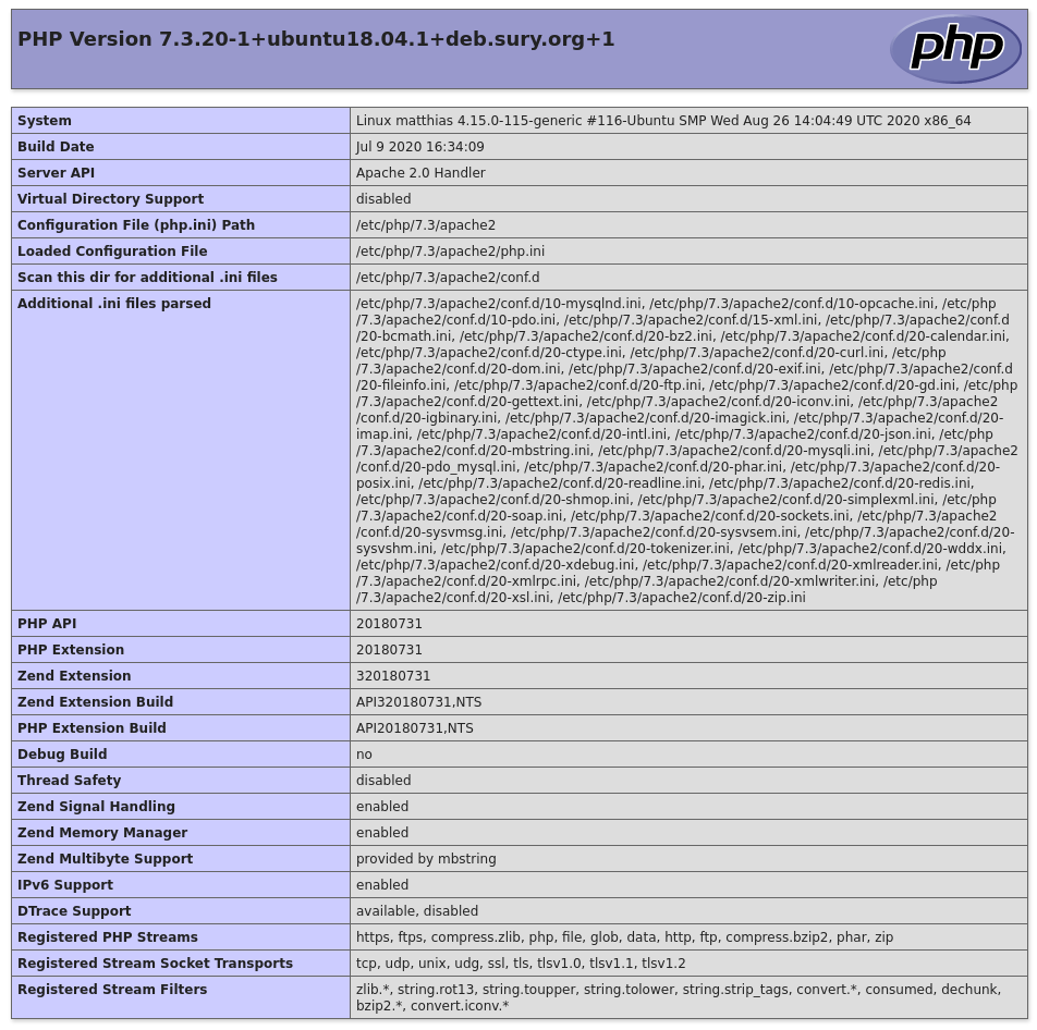 PHP Info