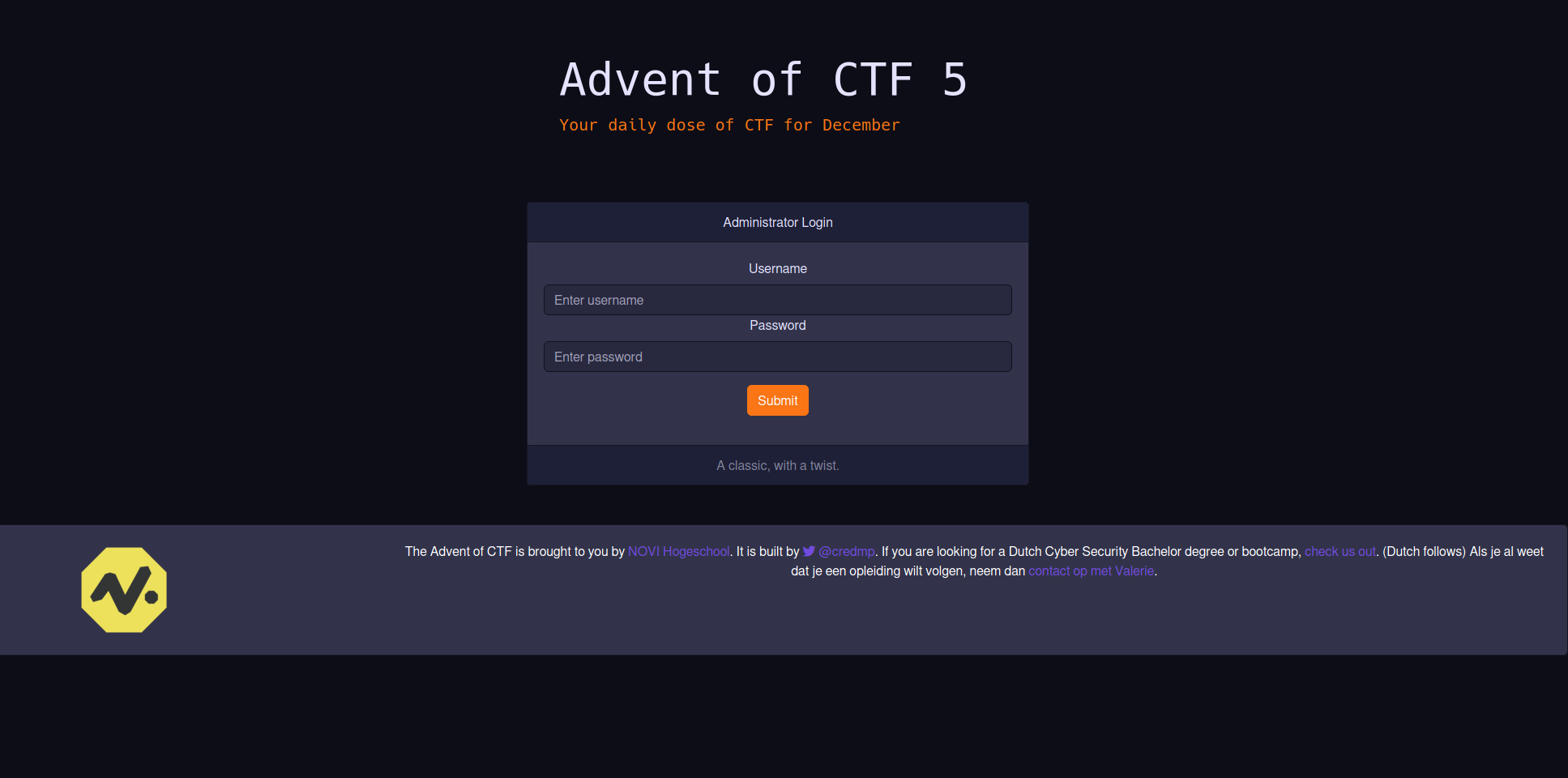 Advent of CTF - Day 5 Site