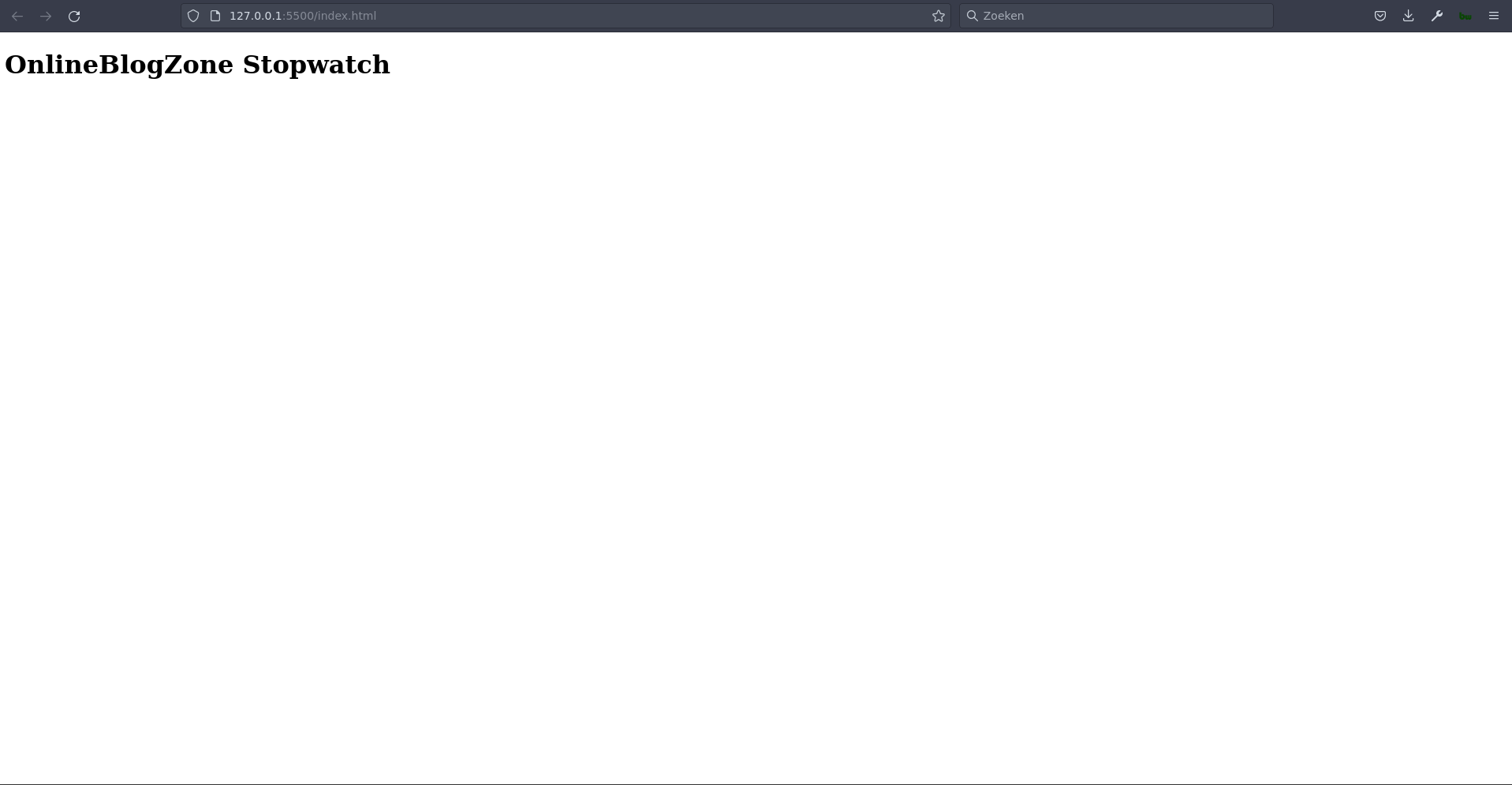 Basic HTML file