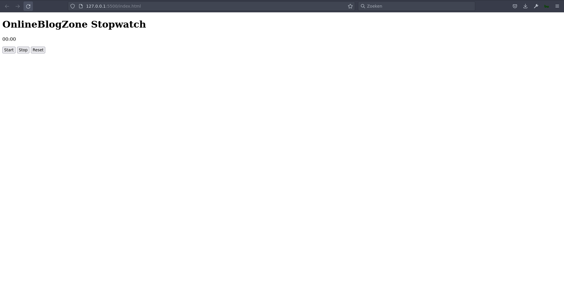 Basic HTML setup