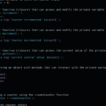 JavaScript closures