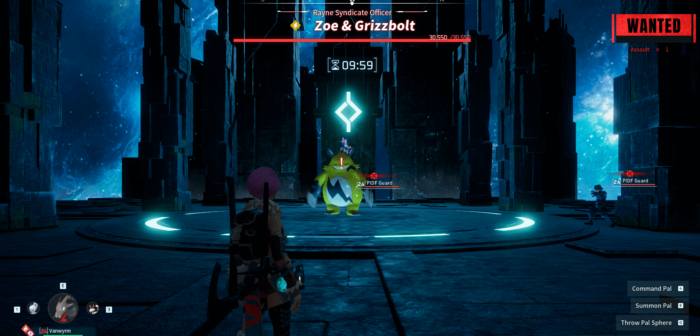 How to catch Zoe & Grizzbolt in Palworld - Arena with guards