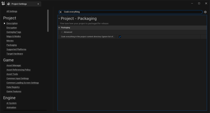 Cook everything in the project content directory