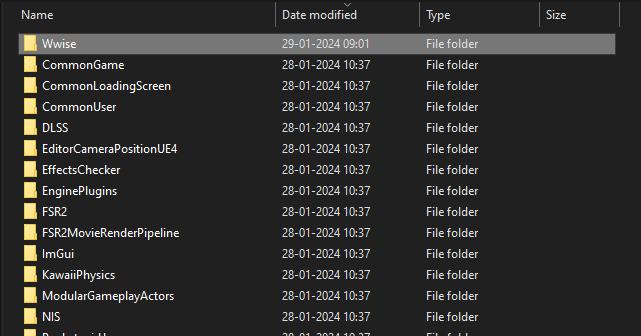 Copy the Wwise directory into the plugins directory