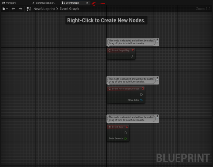 Event Graph view