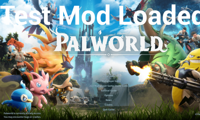 Modding Palworld mod successfully loaded