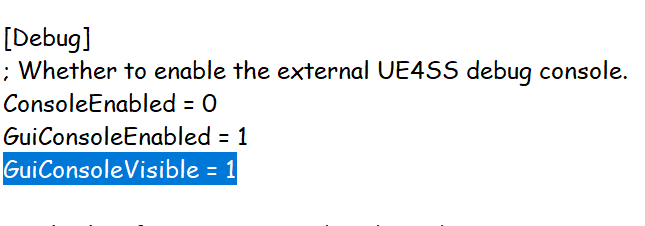 UE4SS settings
