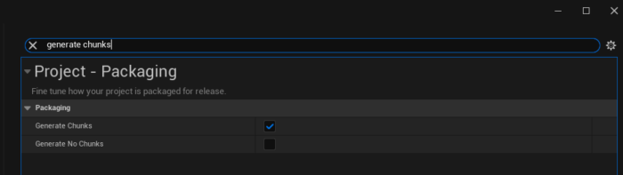 Check Generate Chunks