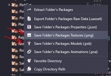 Export model and textures in FModel